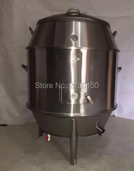 Stainless Steel Vertical Charcoal Duck Chicken Oven Meat Roast Stove Goose Crispy Pork Belly Hanging Oven