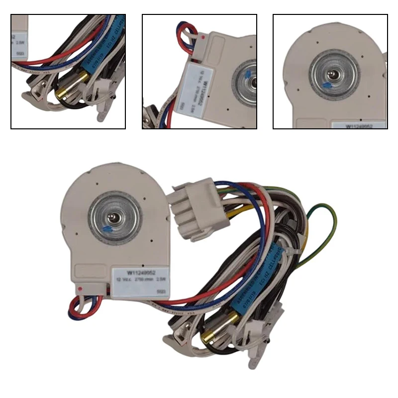 Cooling Unit Evaporator Fan Motor 12V Replacement Part W11249952 Compatible With For Cooling Unit Refrigerator Air Circulation