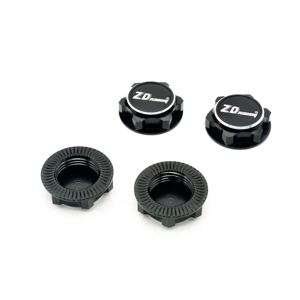 ZD Racing EX07-tuercas hexagonales de rueda de aluminio de 17mm, a prueba de polvo, antideslizantes para 1/8, 1/7, Taxs, x-maxx, Summit, e-revo, ARRMA, Buggy, camión RC