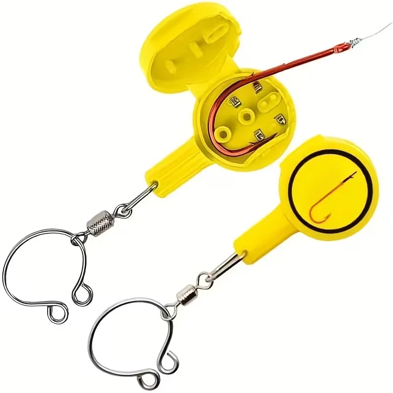 2 Stück Angel-Gadgets: Knotenwerkzeug, Outdoor-Angelzubehör, Werkzeuge für multifunktionales Angeln