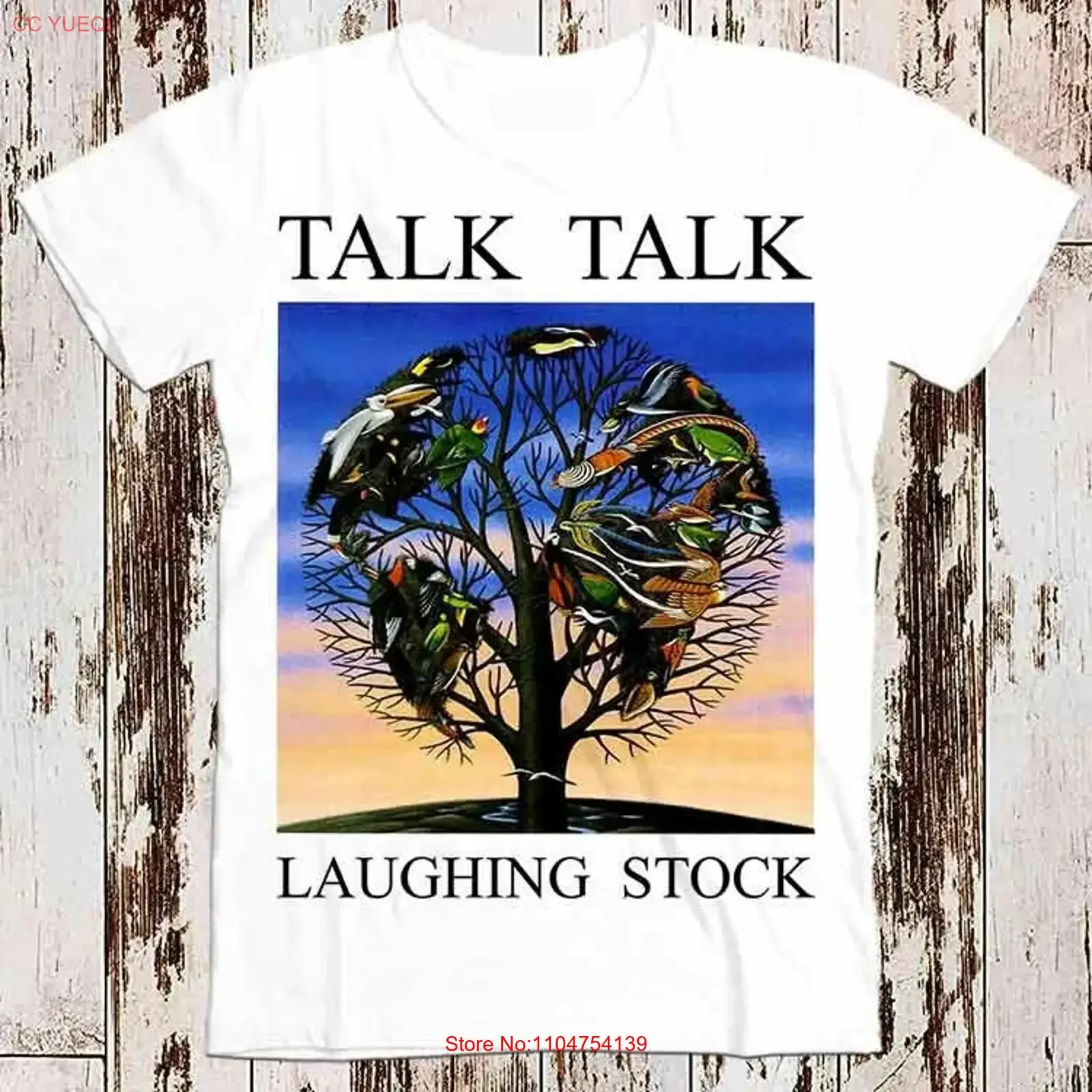 Talk Laughing Stock Synthpop T Shirt 8628 vintage Washed Unisex graphic Breathable streetwear Casual Comfortable Slightly