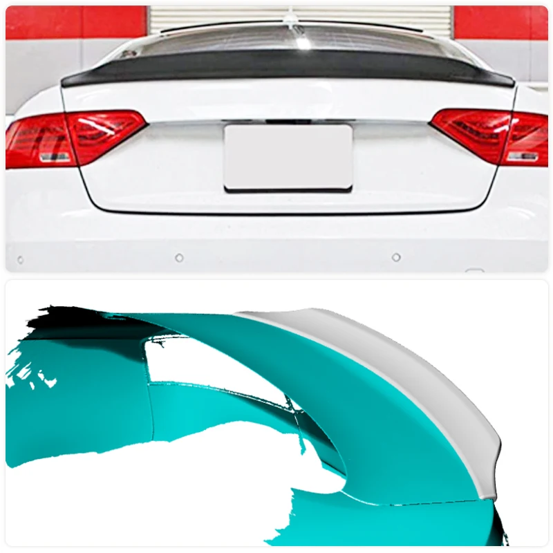 Carbon Fiber Rear Trunk Spoiler Wing For Audi A5 Sline S5 Coupe 2009-2016 Not For RS5 Car Rear Trunk Boot Lip Wing Spoiler FRP