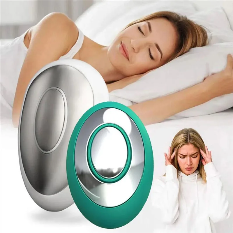 Hand Held Sleep Aid Instrument Microcurrent Hypnosis Instrument Massager and Relax Tool Stress Pressure Relief Help Sleep Device