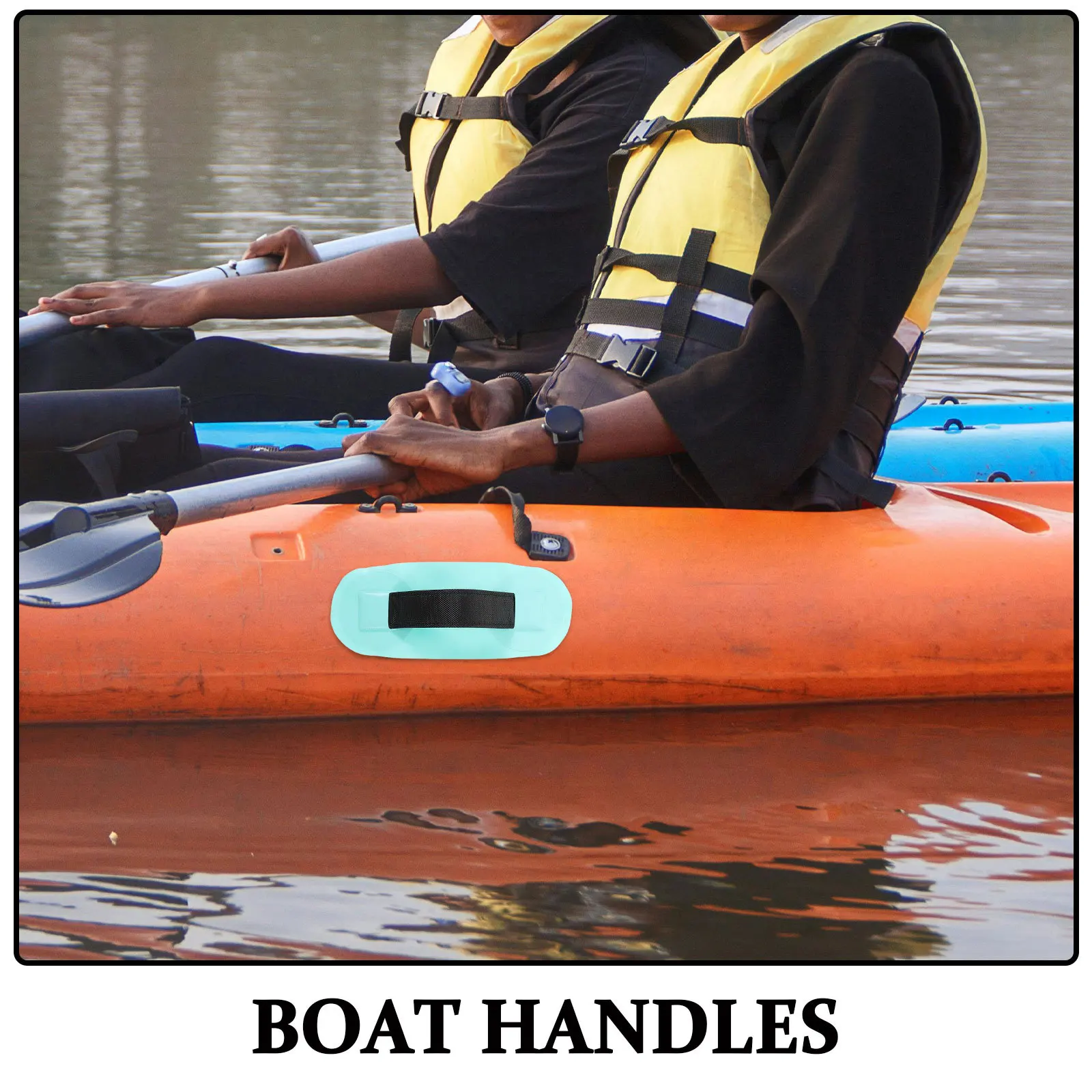 

2Pcs Universal Inflatable Boat Handle Strap Heavy Duty Replacement for Kayak Canoe Sup Paddleboard Surfboard Luggage Handles