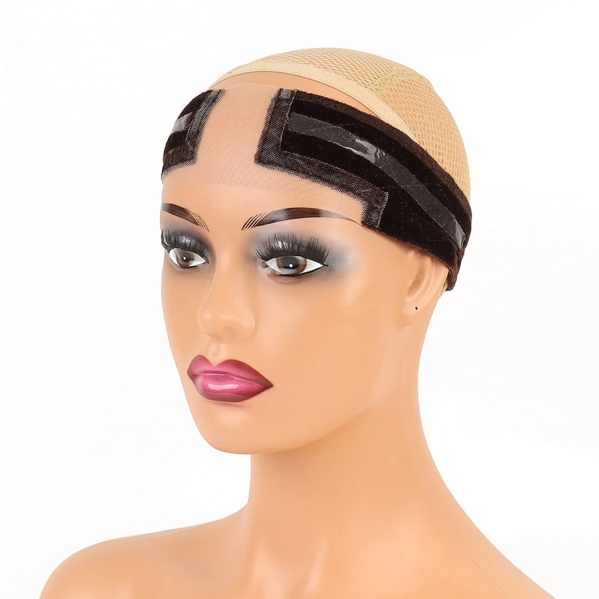 Elastic Lace Front Wig Band with Silicone Stripe Lace Wig Grip Band Velvet Grip Headband Holder for Wigs Wig Accessories image 6