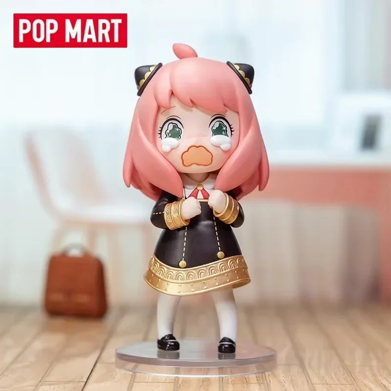 POP MART Spy X Family Anya Series Kawaii Anime Action Figure Caixa cega - Bonecas misteriosas surpresa para presente de meninas