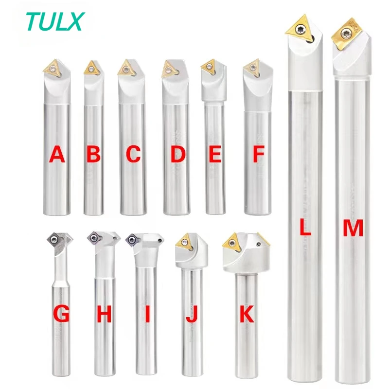 

TULX 1Pc 45 Degrees/60 Degrees/90 Degrees/120 Degrees SSP SSK SSY SSH TP45 TCMT Chamfer End Milling Cutter,CNC Chamfering Tool