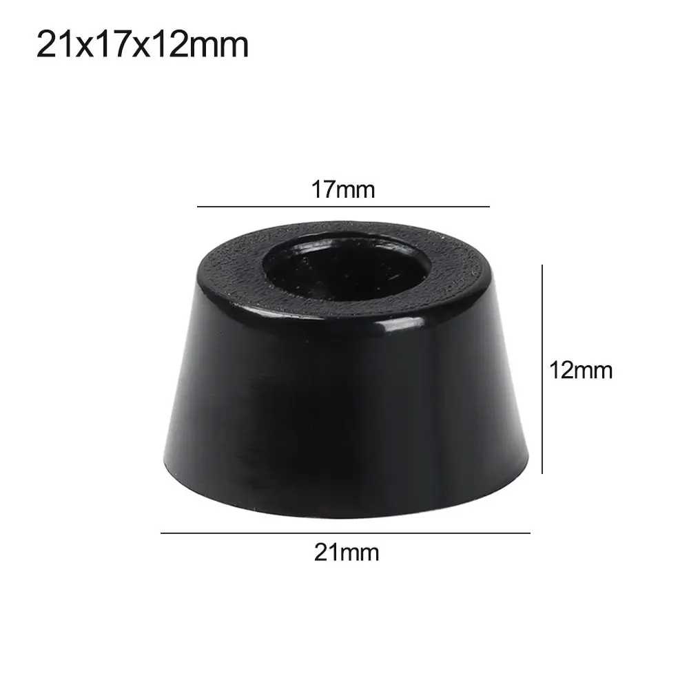10 pcs Safe Cushion Cabinet Speaker Protective Pad PVC Foot Mat Tapered Furniture Slip Feet