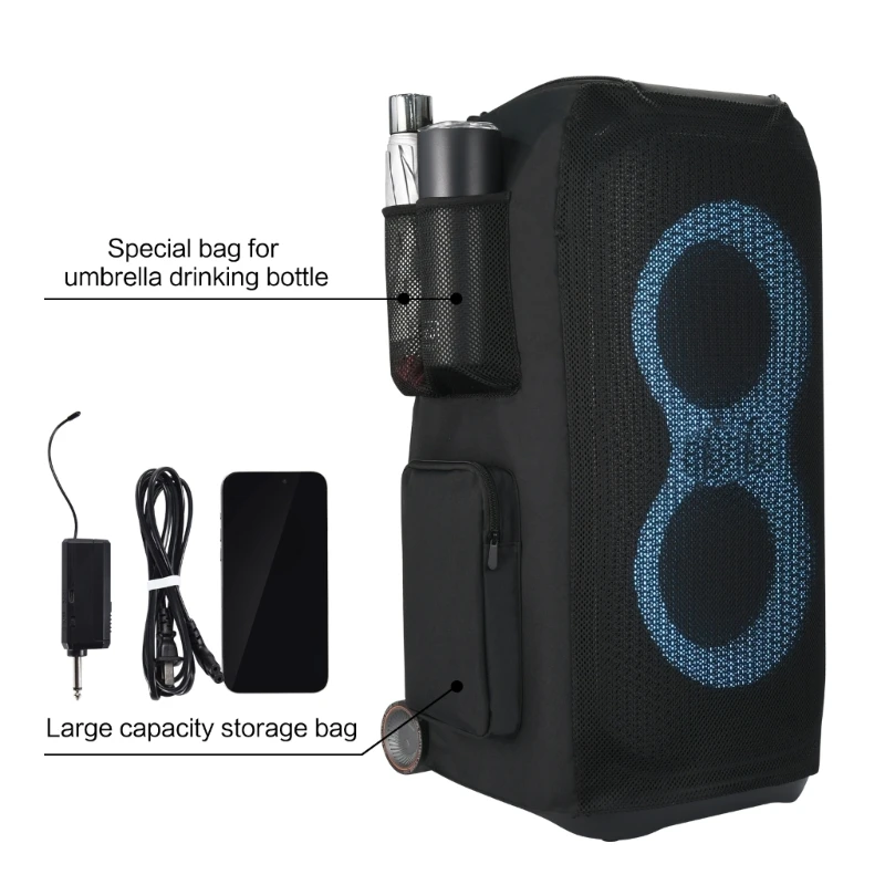 Durability Speaker Cover for Stage 320 Speaker Case with Storage Pocket