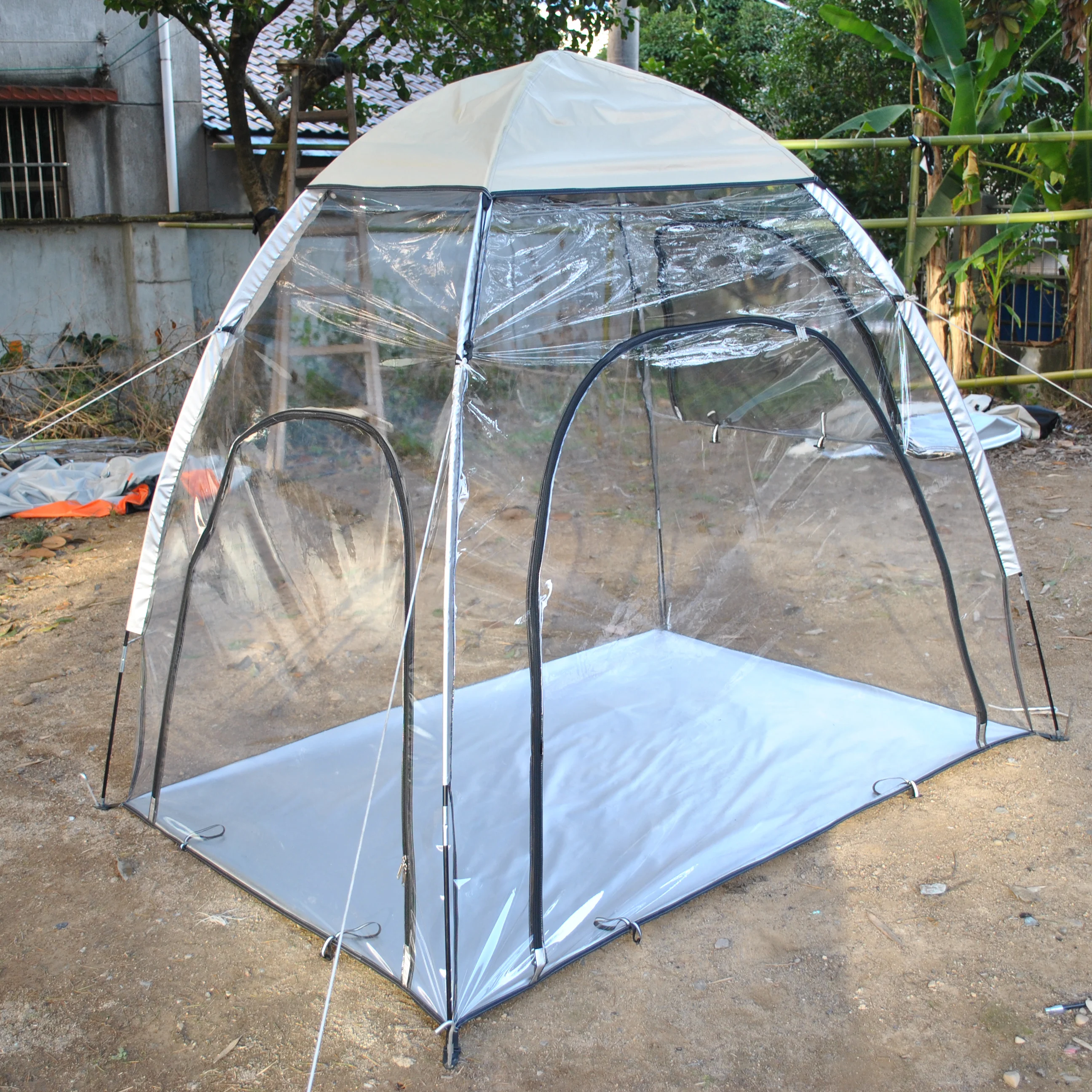 PVC Transparent Sunshine Leisure Tent, Flower House, Plant Growing Tent, Game Viewing Tent, Watch Football Tent, High Quality