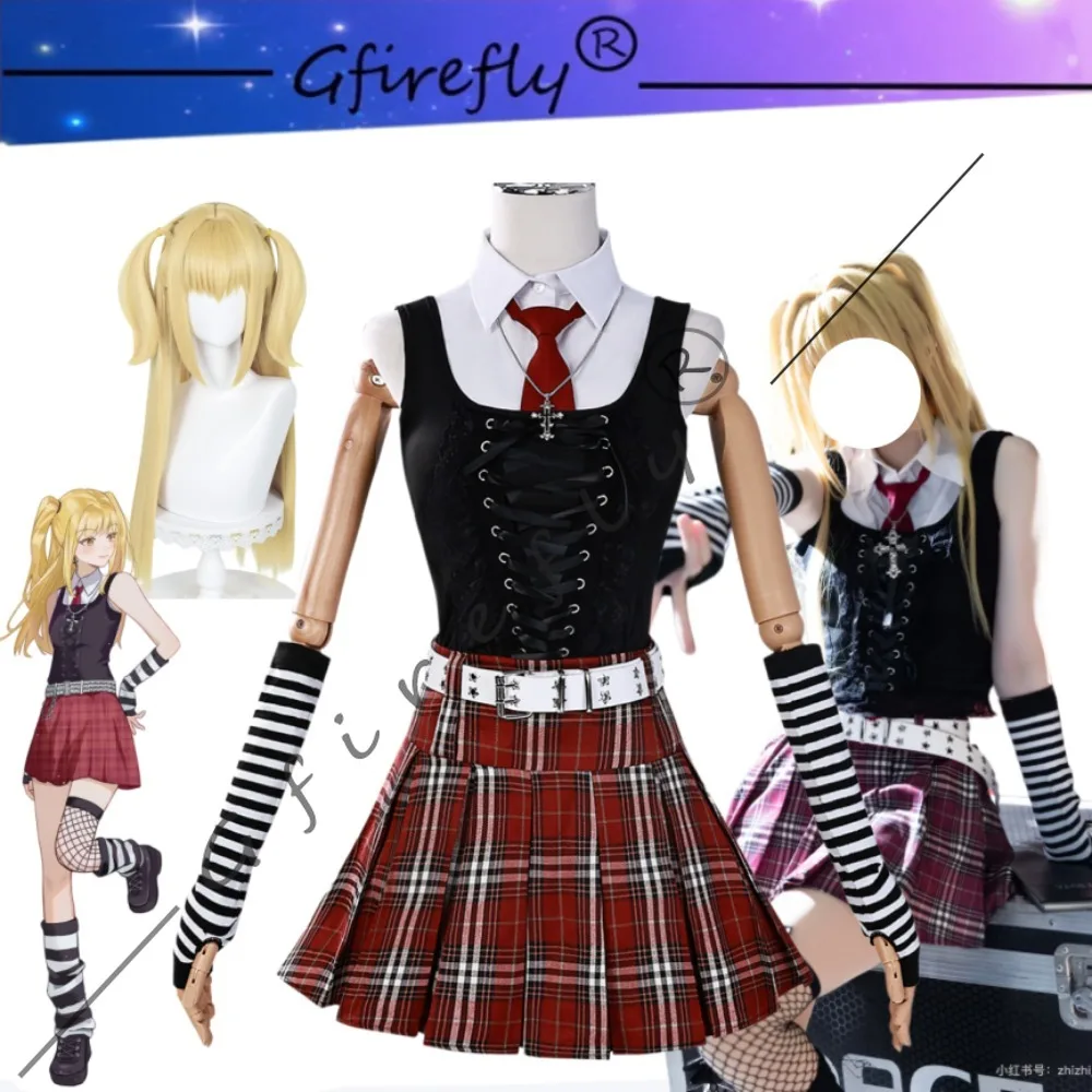 

Death Note Misa Amane First Appearance Exquisite Sexy Subculture Cosplay Costume Full Set Daily Wear Halloween Comic Con Outfit