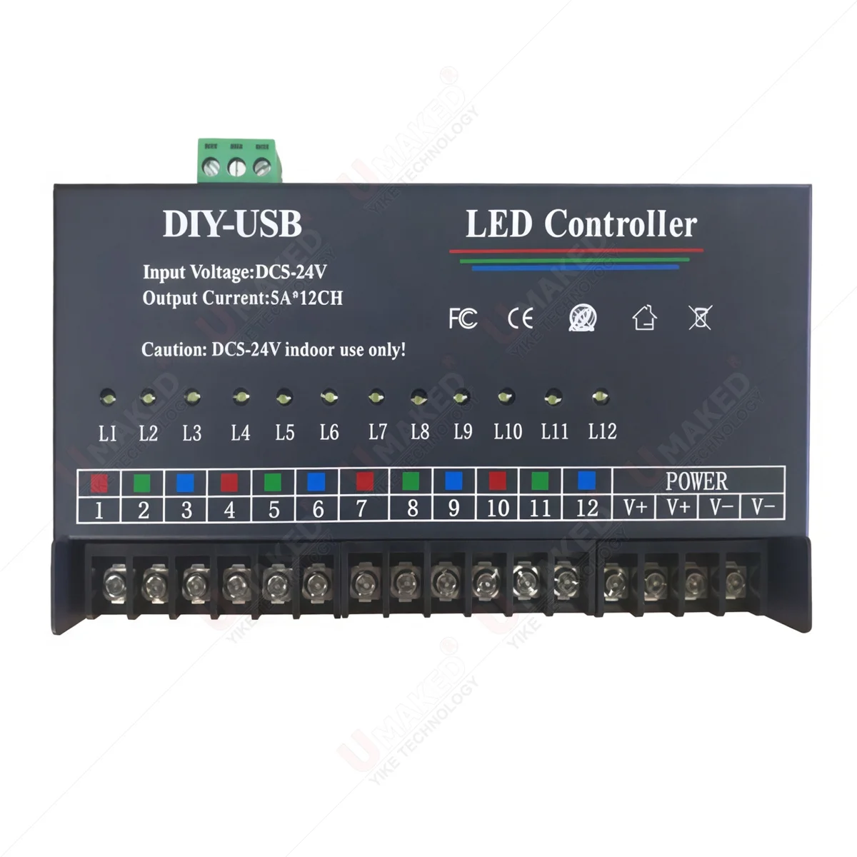 

USB DIY LED Light Programmable Controller Dimmer 60A For Single Color LED Strip/Modules 12 Way or 4 Way RGB Magic Color Strip