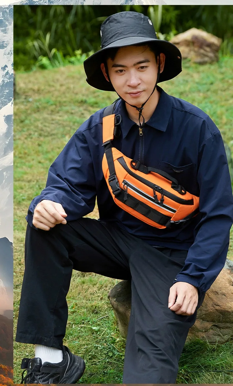 

Многофункциональная поясная сумка, для рыбалки, для улицы, большой вместимости, для альпинизма, многофункциональная сумка через плечо, водонепроницаемая поясная сумка