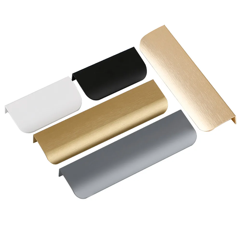 Hidden Handles Punch Free Handles for Cabinets and Drawers Cupboard Wardrobe Drawer Pulls Cupboard Pulls Furniture Hardware