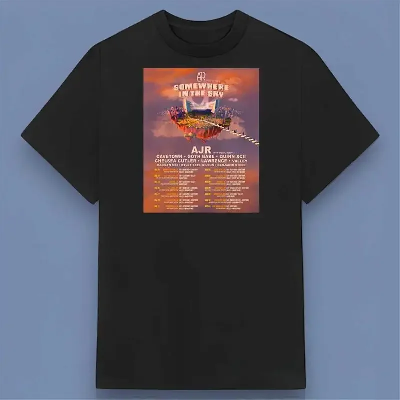 AJR Somewhere In The Sky Tour 2025 Concert T Shirt All Size S 4XL
