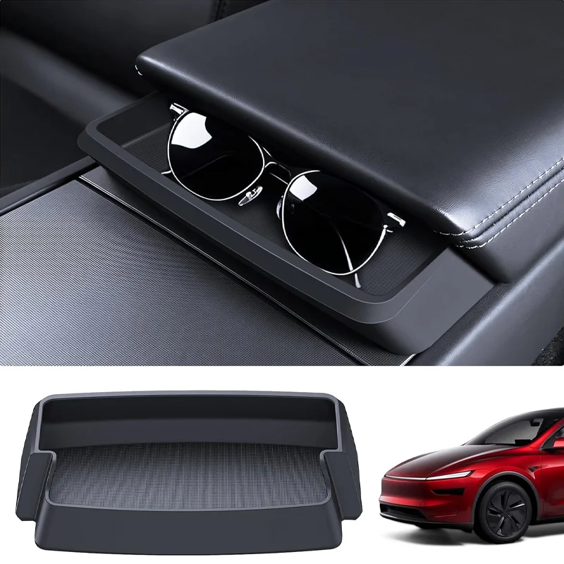 ل تسلا نموذج Y L العرعر 2026 صندوق تخزين نموذج 3 2025 هايلاند مركز وحدة التحكم مسند الذراع غطاء صينية تخزين ترتيب الملحقات