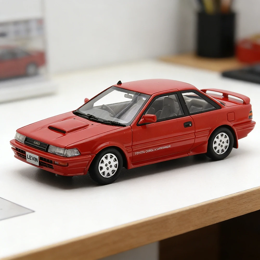 1:43 Scale Resin Model Car 1987 Classic Sports Coupe Diecast Simulation Vehicle High Detail Collectible Display Toy Gift
