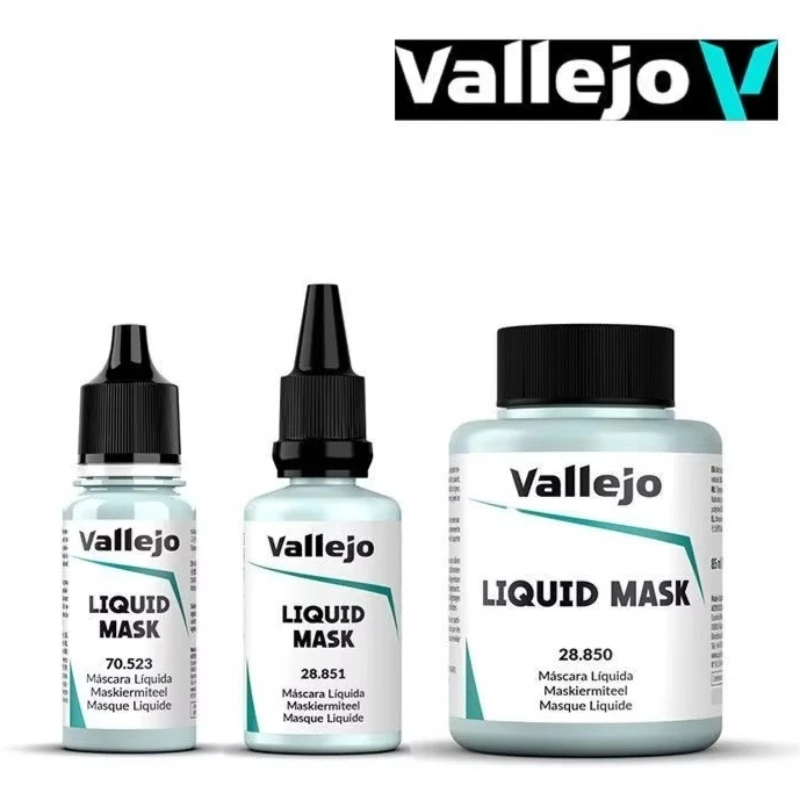 Vallejo 200ml Liquid Mask Masking Fluid Model Painting Protection Liquid for Wargame Figure Hobby Model Making Painting Supplies