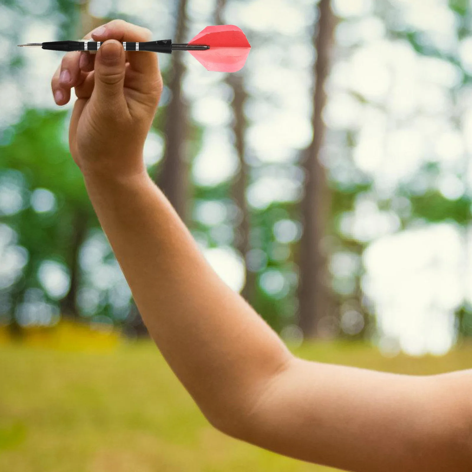 

20Pcs Standard Screw Thread Aluminium Alloy Shafts Replacement Accessories Black Rings Professional Front-Loaded