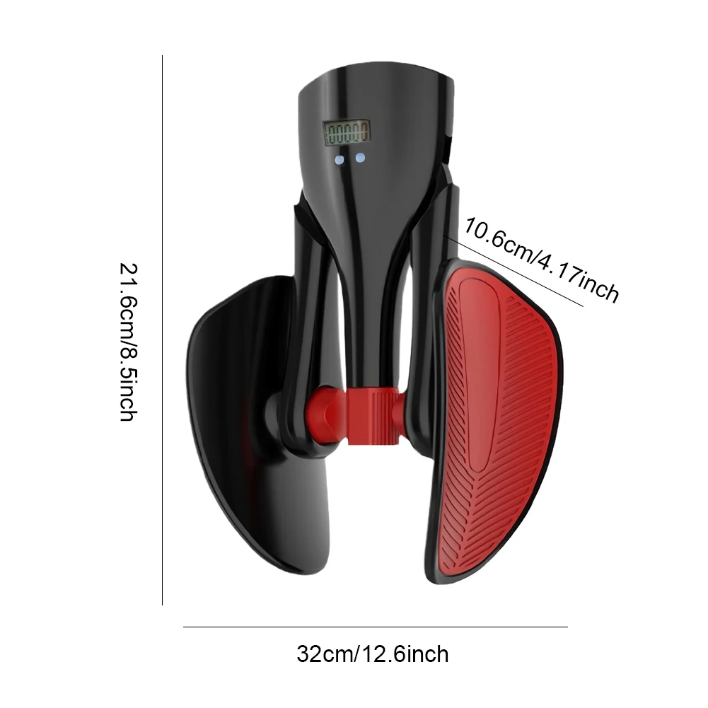 مدرب عضلات الساق، مدرب عضلات أرضية الحوض مع عداد غير قابل للانزلاق، تمرين الفخذ، معدات اللياقة البدنية لأسفل الجسم، رئيسي الفخذ
