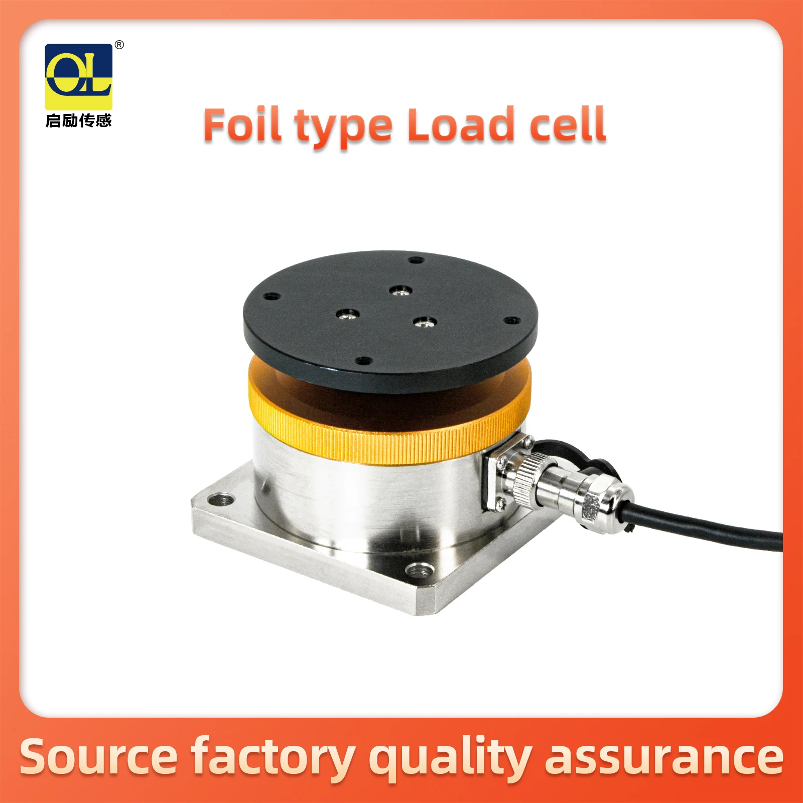 load cell Foil load measuring force sensor Pressure weight high precision gram level sensor circular surface force