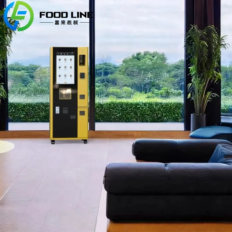 Fresh Ground Coffee Vending Machine Automatic Bean to Cup Dispenser for Office and Shopping Malls