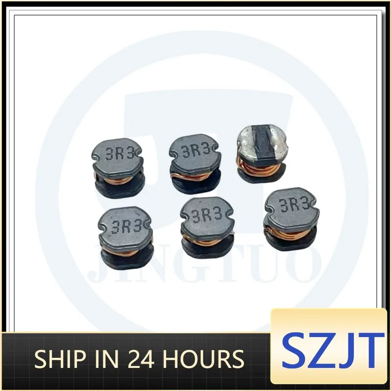 100PCS CD43 Power Inductor 2R2/3R3/4R7/6R8/222 15/22/100/470/680UH 1.5MH SMD Inductance Copper Core