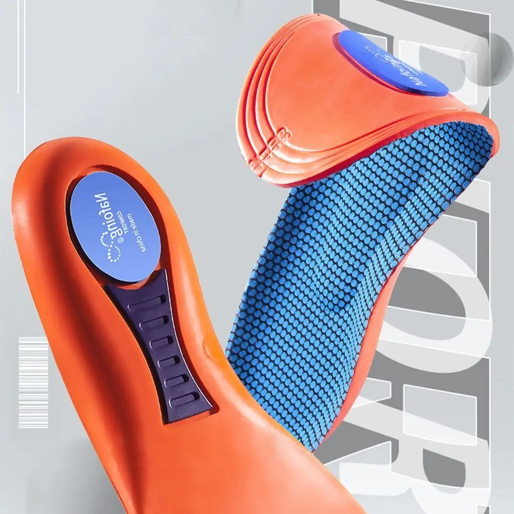 Running Shock Absorbing for Feet Man Women Shoes Arch Orthopedic Insole Massage Foot Pad Anti-Slip Arch Support Insoles