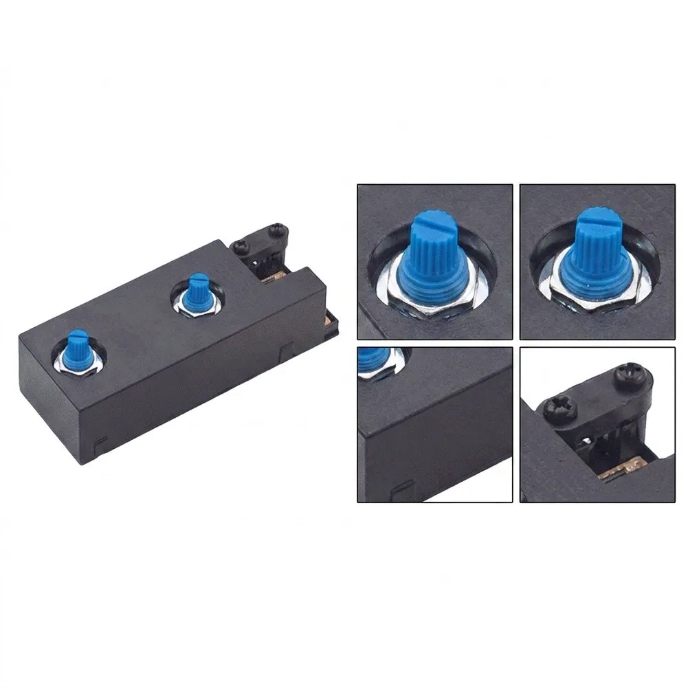 Dual Rotary Dimmer Switch with Varistor Dimming Technology for 220V Incandescent Lamps 0-100% Brightness Range