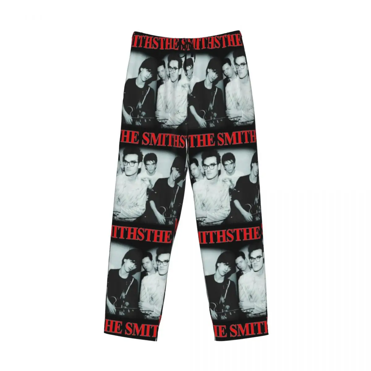 Benutzerdefinierte The S-Smithes Morrissey Punk Rock Pyjamahose für Herren Lounge Sleep Stretch-Nachtwäschehose mit Taschen