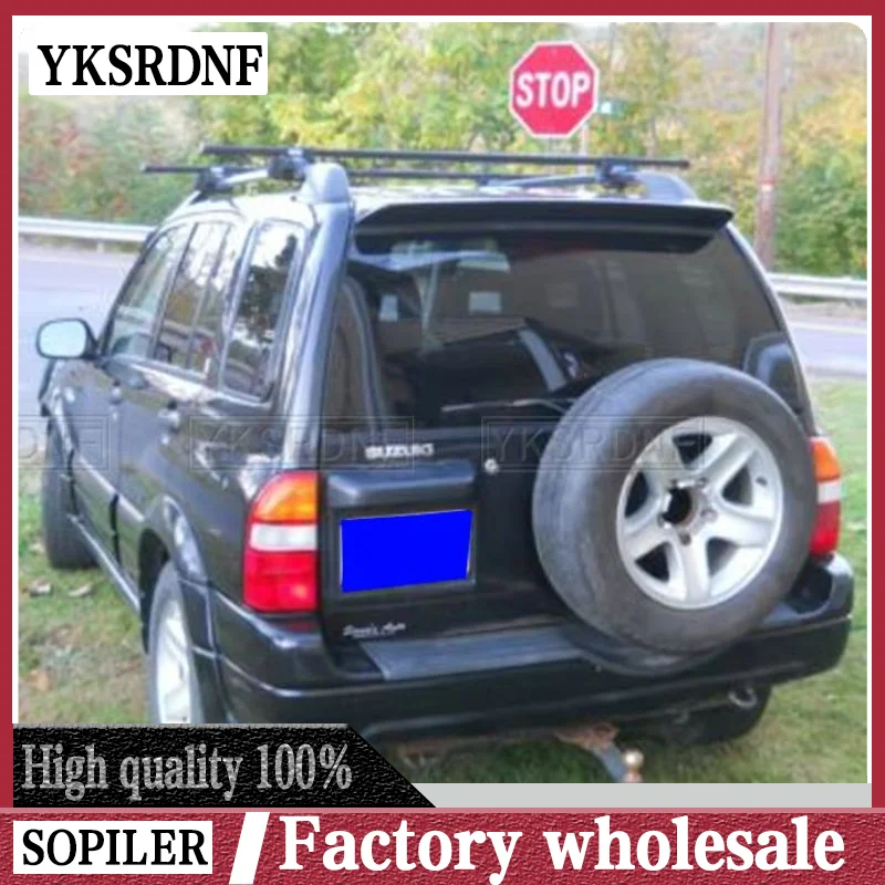 Factory Style Spoiler Wing ABS for 2001-2005 Suzuki Grand Vitara Escudo Spoilers Wing Colorless