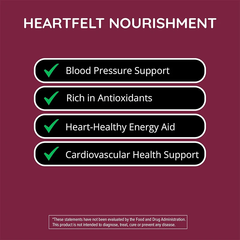 Organic Beetroot Capsules [1300mg Superfood] Flow and Circulation | Antioxidants, Vegetarian, 60 Capsules