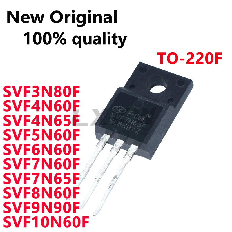 10/szt. Nowy oryginalny SVF3N80F SVF4N60F SVF4N65F SVF5N60F SVF6N60F SVF7N60F SVF7N65F SVF8N60F SVF9N90F SVF10N60F TO-220F w magazynie