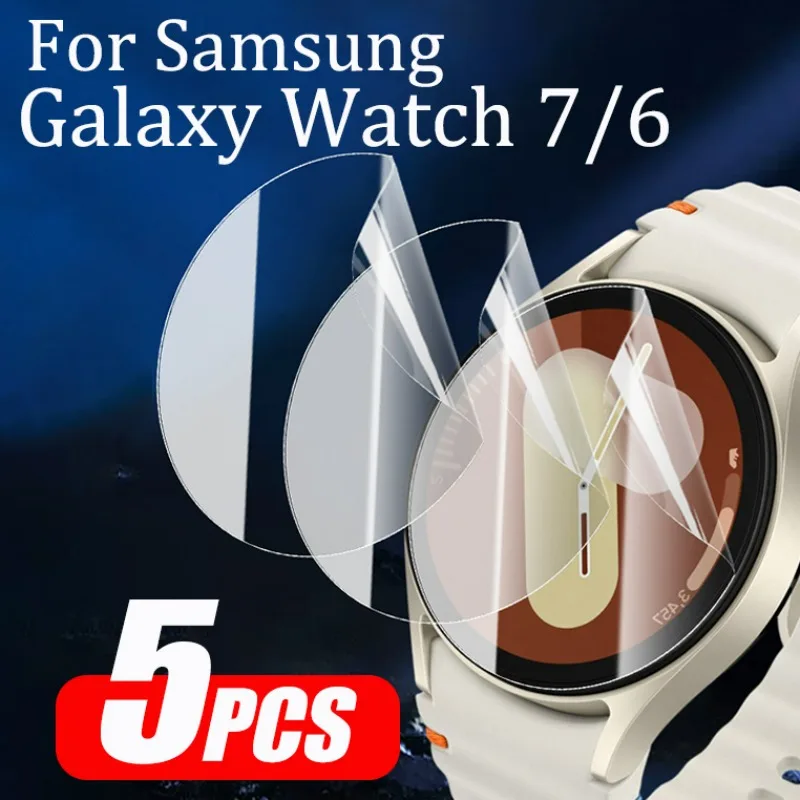 

Закаленное стекло для Samsung Galaxy Watch 7 6, Защита экрана для Samsung Galaxy Watch 7 Watch 6 47/44/42/40 мм, защитная пленка