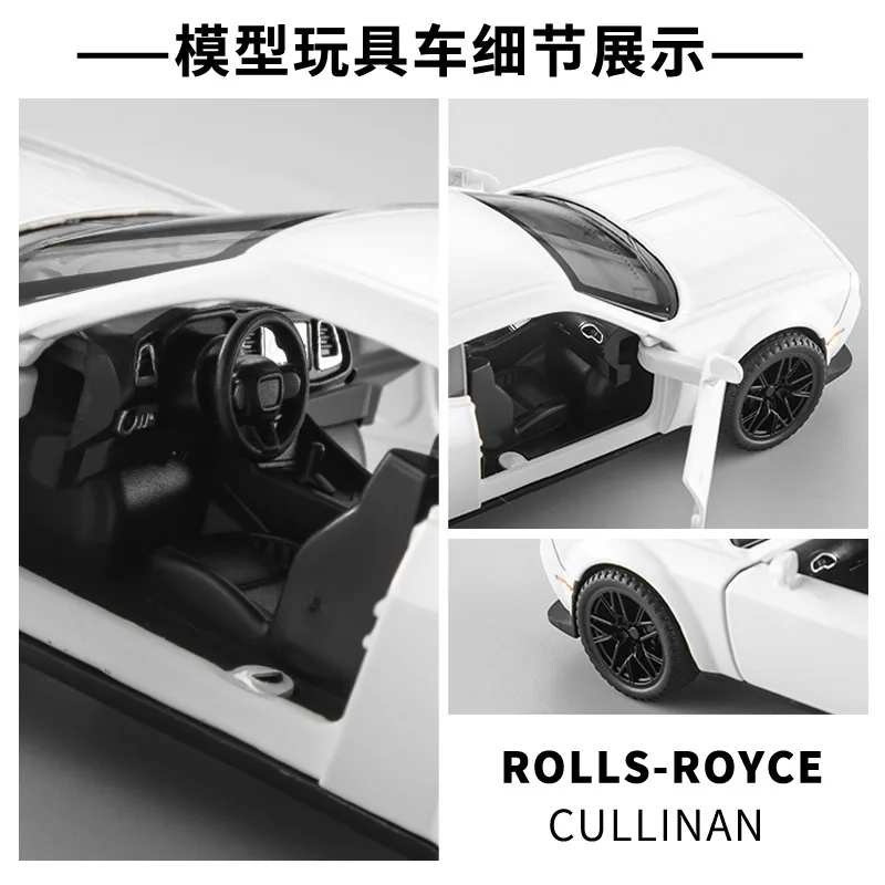 Hellcat – Super voiture de sport en alliage métallique moulé sous pression, modèle de voiture, son et lumière, Simulation de traction, décoration, 1:32