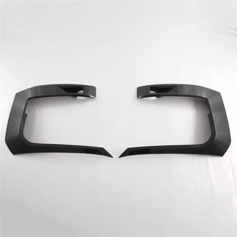 Для Mitsubishi Triton/L200 2024, крышка фары для бровей, противотуманная фара, крышка лампы, прочная отделка из углеродного волокна