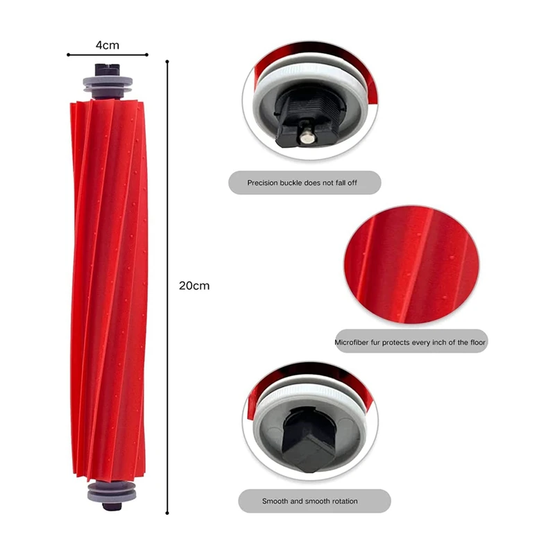 Для Xiaomi Roborock Q7 Max Q7 Max+ Q7 Plus T8 Робот-пылесос Запасные части Основная боковая щетка Фильтр Швабра Мешок для пыли