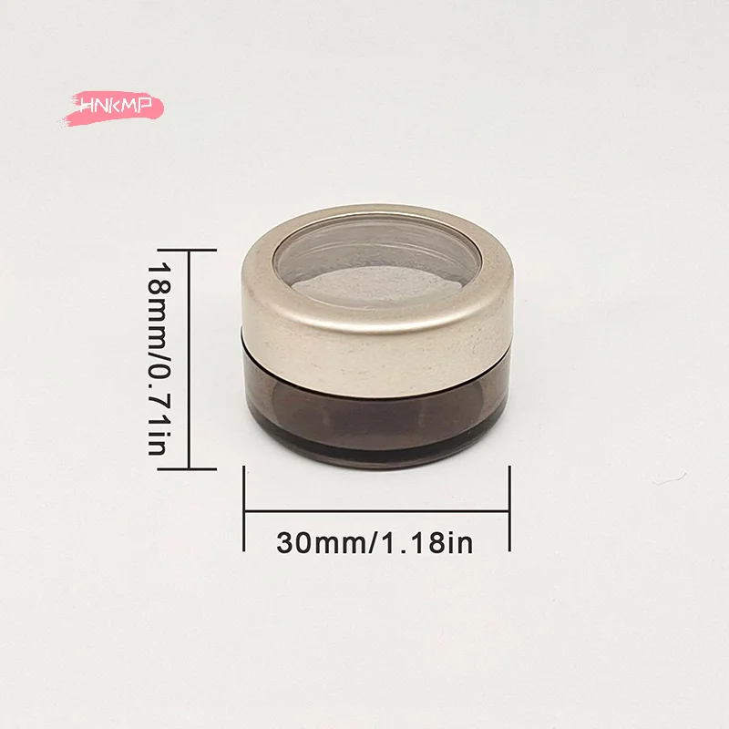 5g Transparent Plastic Glitter Bottle Cosmetic Eye Shadow Powder Box Nail Gel Sequins Manicure Organizer Separate Case Packaging