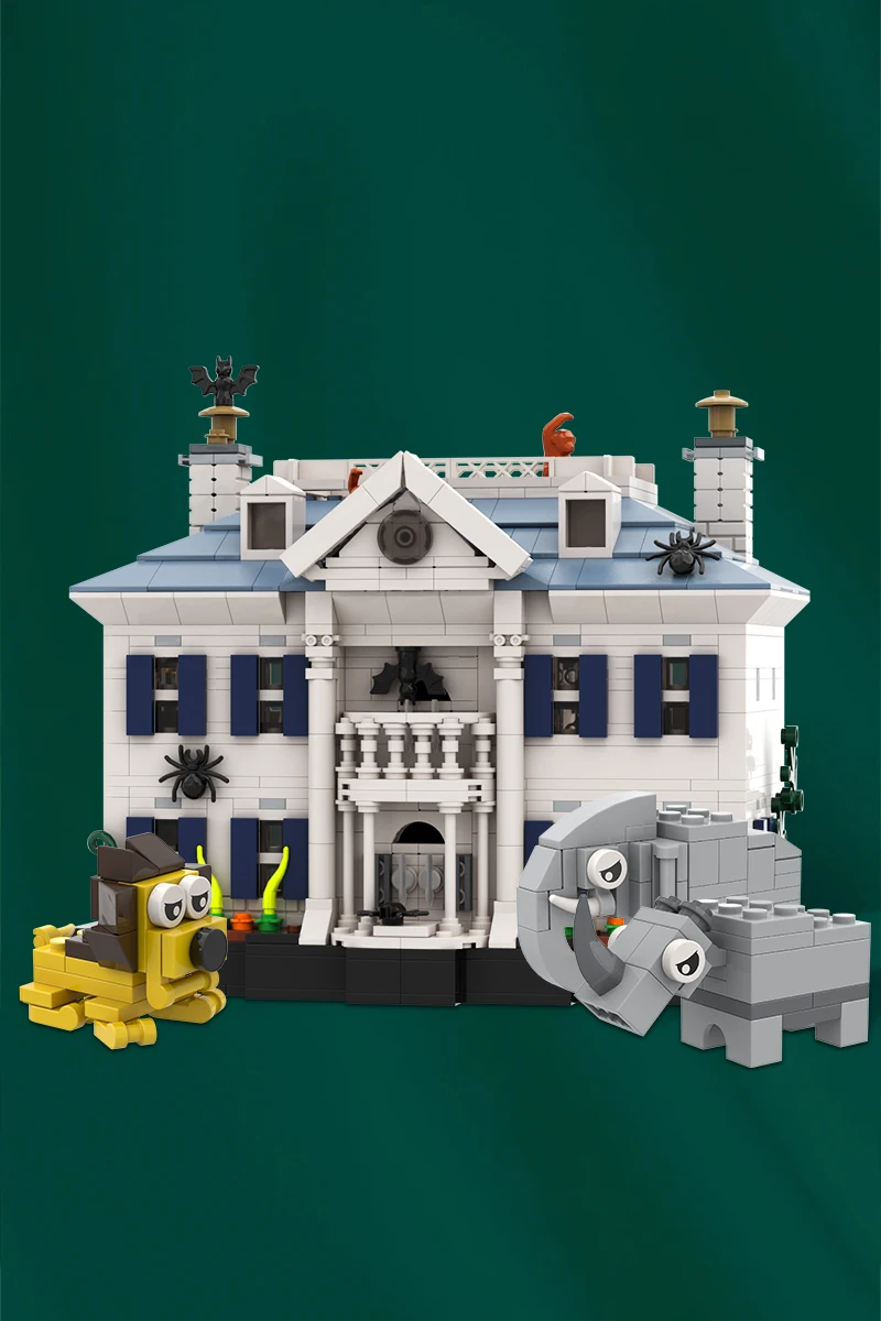 MOC Braved juego de bloques de construcción modelo película Braved juego aventura casa arquitectura ladrillos creativos juguetes niños regalos de cumpleaños