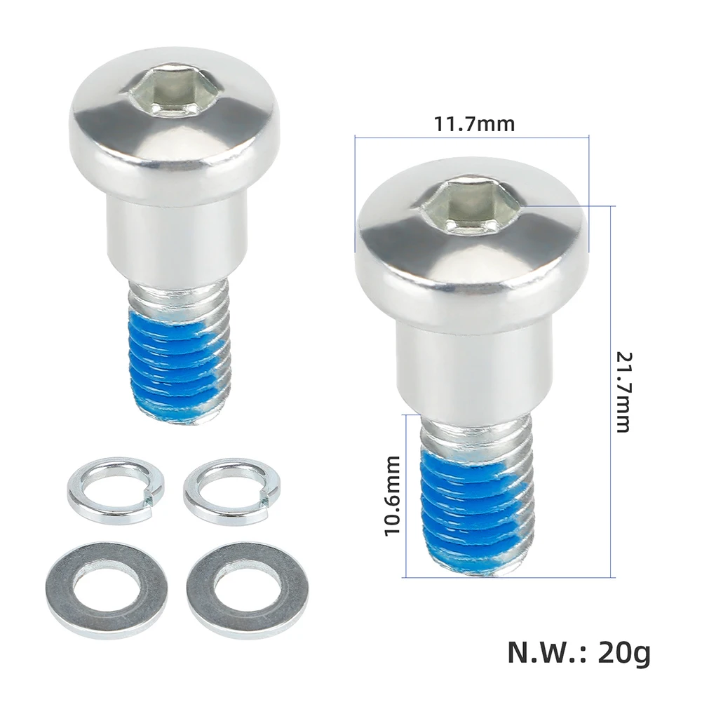 2 Stück feste Schrauben für das Hinterrad für Xiaomi für M365 Pro Elektroroller Ersatzteile Silber Metallbeschläge 21,7 mm – Detail 21