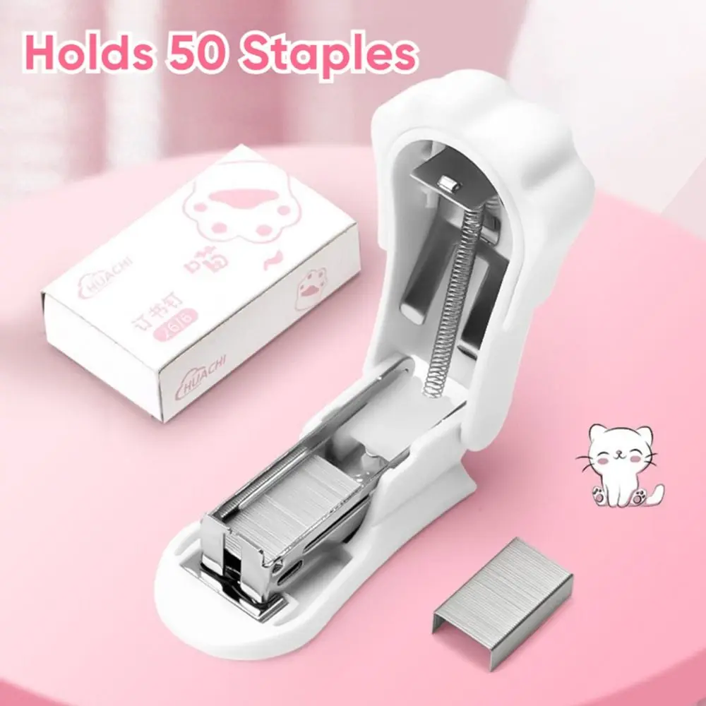 Cucitrice Capybara/Panda Usa 24/6 26/6 Graffette Mini Cucitrice portatile per carichi pesanti Rilegatrice portatile per risparmiare manodopera