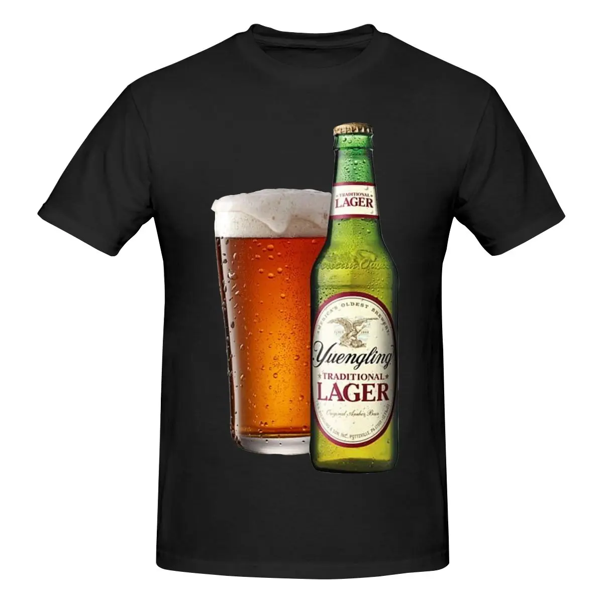 Yuengling Men's Classic Unisex Cotton T-Shirt for Men & Women, Classic Tee