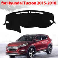 Para Hyundai Tucson 2015 2016 2017 2018 alfombrilla para salpicadero parasol alfombras Anti-UV accesorios de coche cubierta para salpicadero de coche