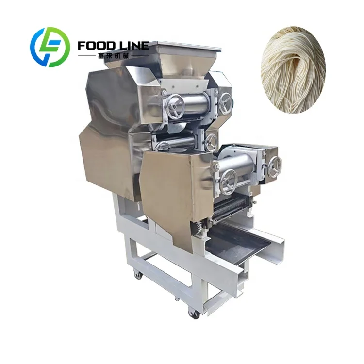 مصنع استخدام عملية الغذاء مجعد رقيقة مستديرة المعكرونة ماكينة ضغط العجين آلة صنع المعكرونة الأوتوماتيكية #1