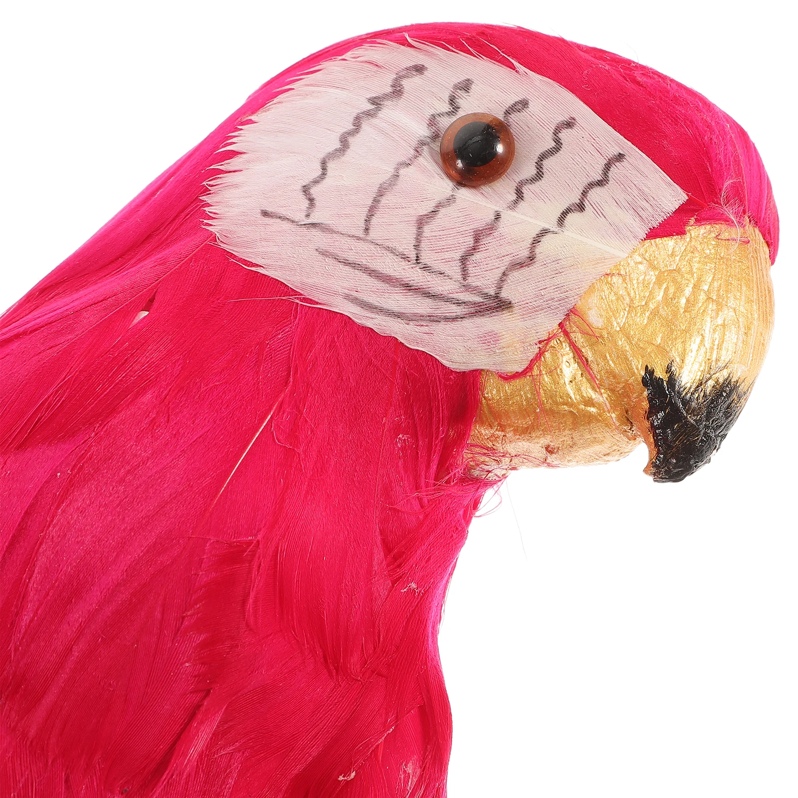 

Parrot Crafts Tropical Style Theme Decoration Decorations Figurines Ornament Foam Lifelike Simulated