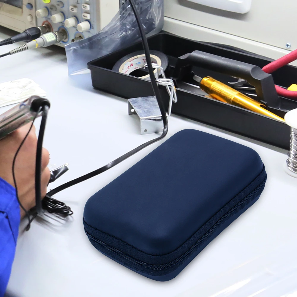 Imagem -06 - Xin Tester Multímetro Hard Eva Tool Case Mesh Carry Storage Bolsa Waterproof Leather Pouch Box 152x85x45 mm 6x3.4x 1.8in
