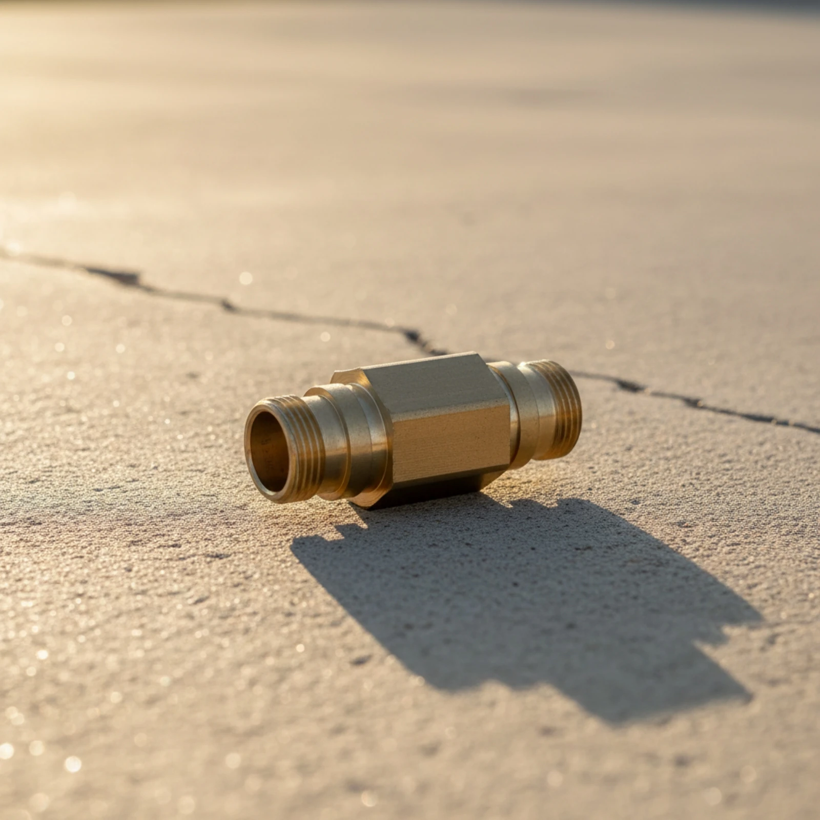 Pressure Washer Connector Threaded Hose Adapter Metal Connector with Hexagonal Center Compact Fitting Long-Lasting