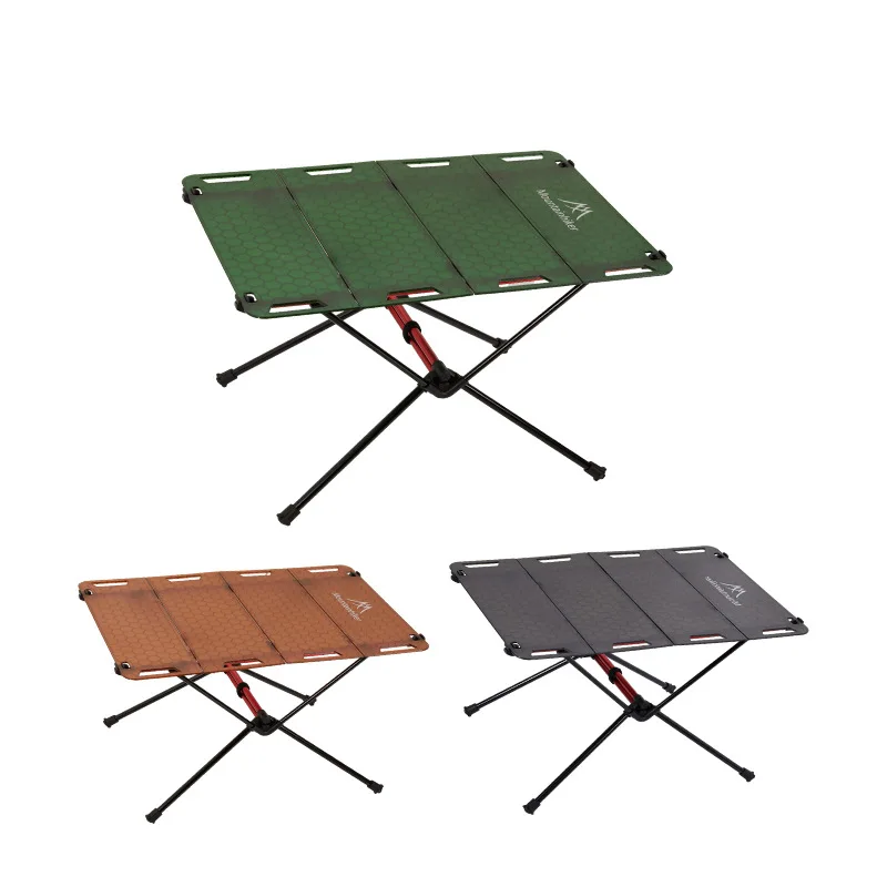 Mountainhiker Portable Folding Table Multi-functional Easy Carrying BBQ Camping Table 60x40x40cm