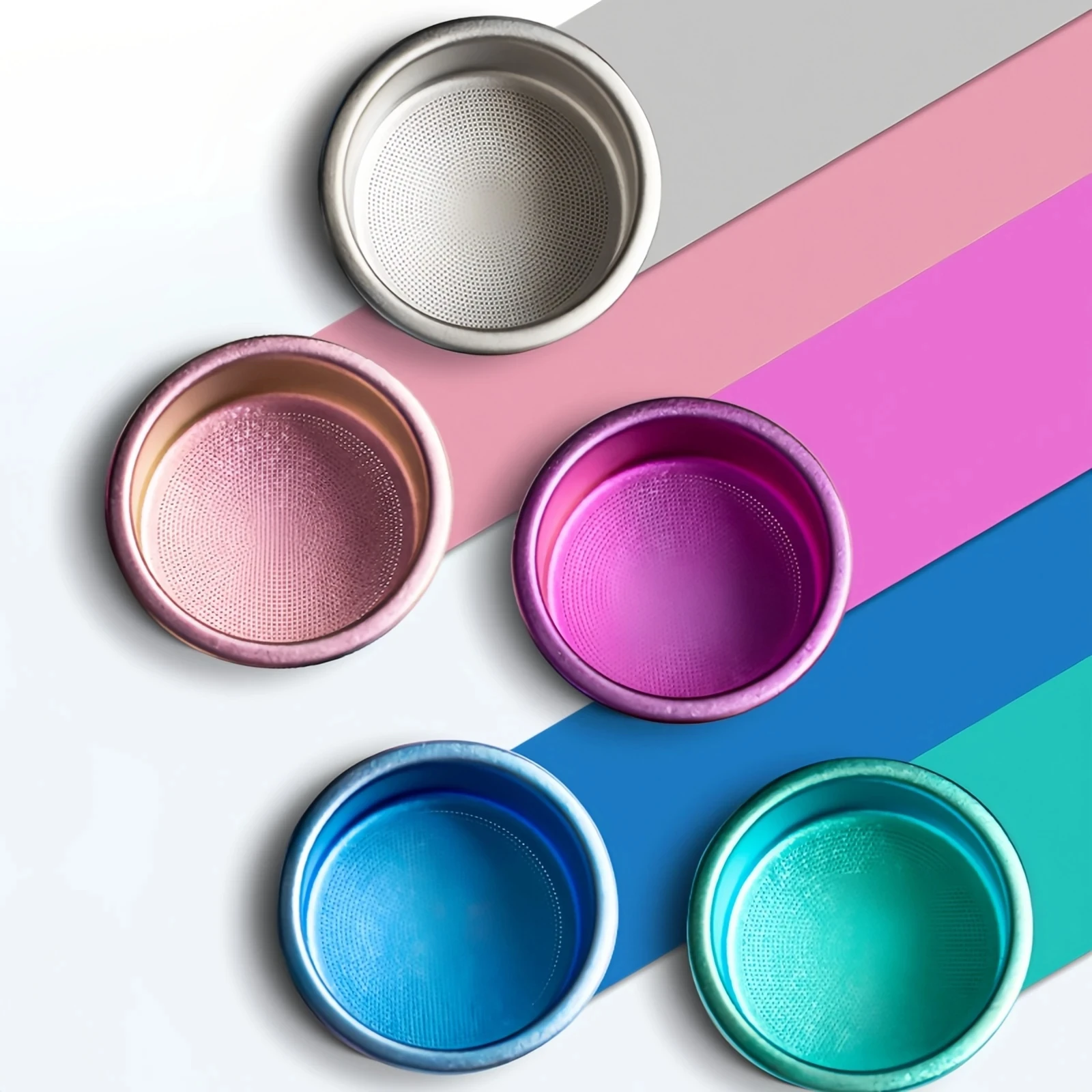 58mm pure titanium alloy universal coffee machine extraction replacement barista accessories precision powder bowl