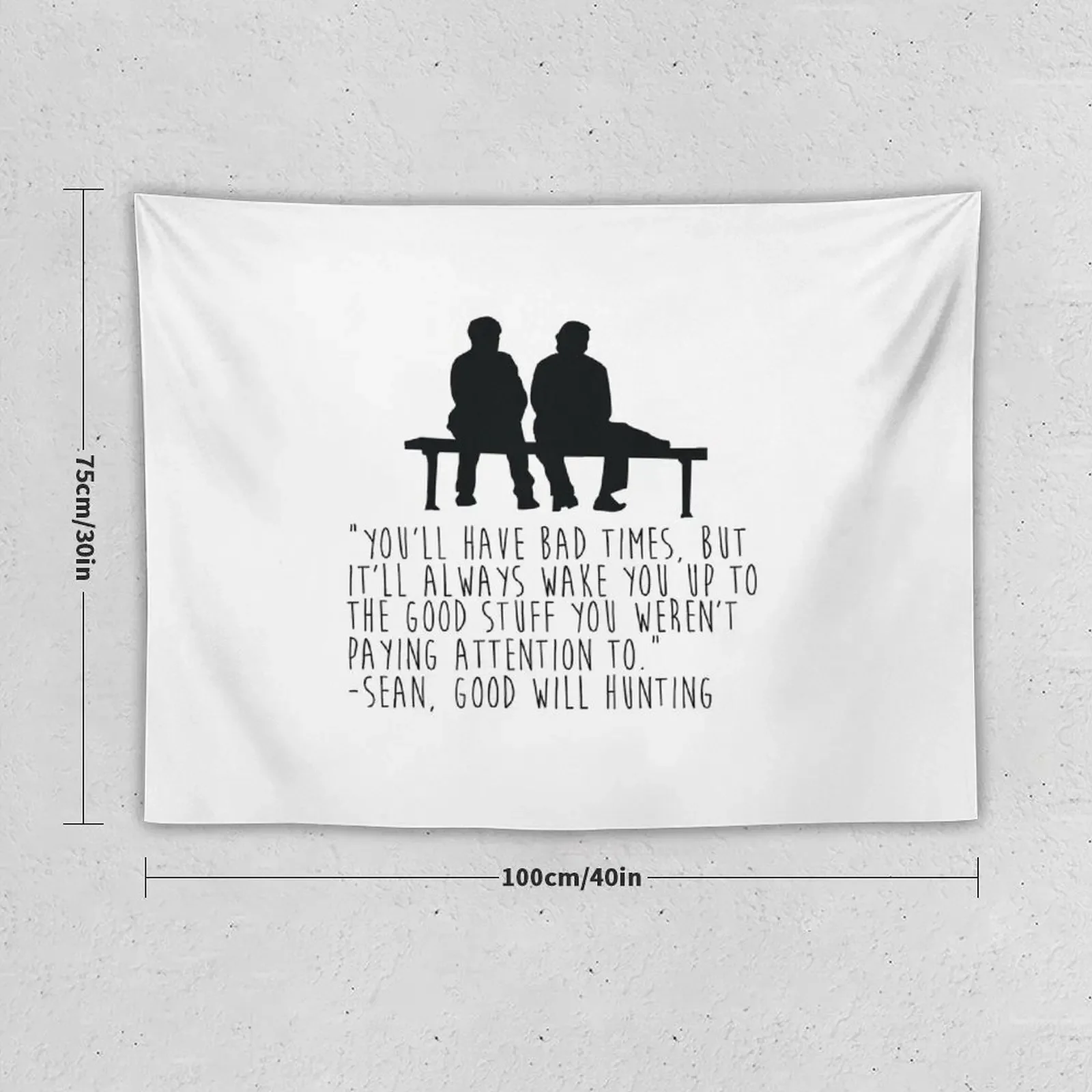 Good Will Hunting Tapestry Wall Deco Room Decor Tapestry